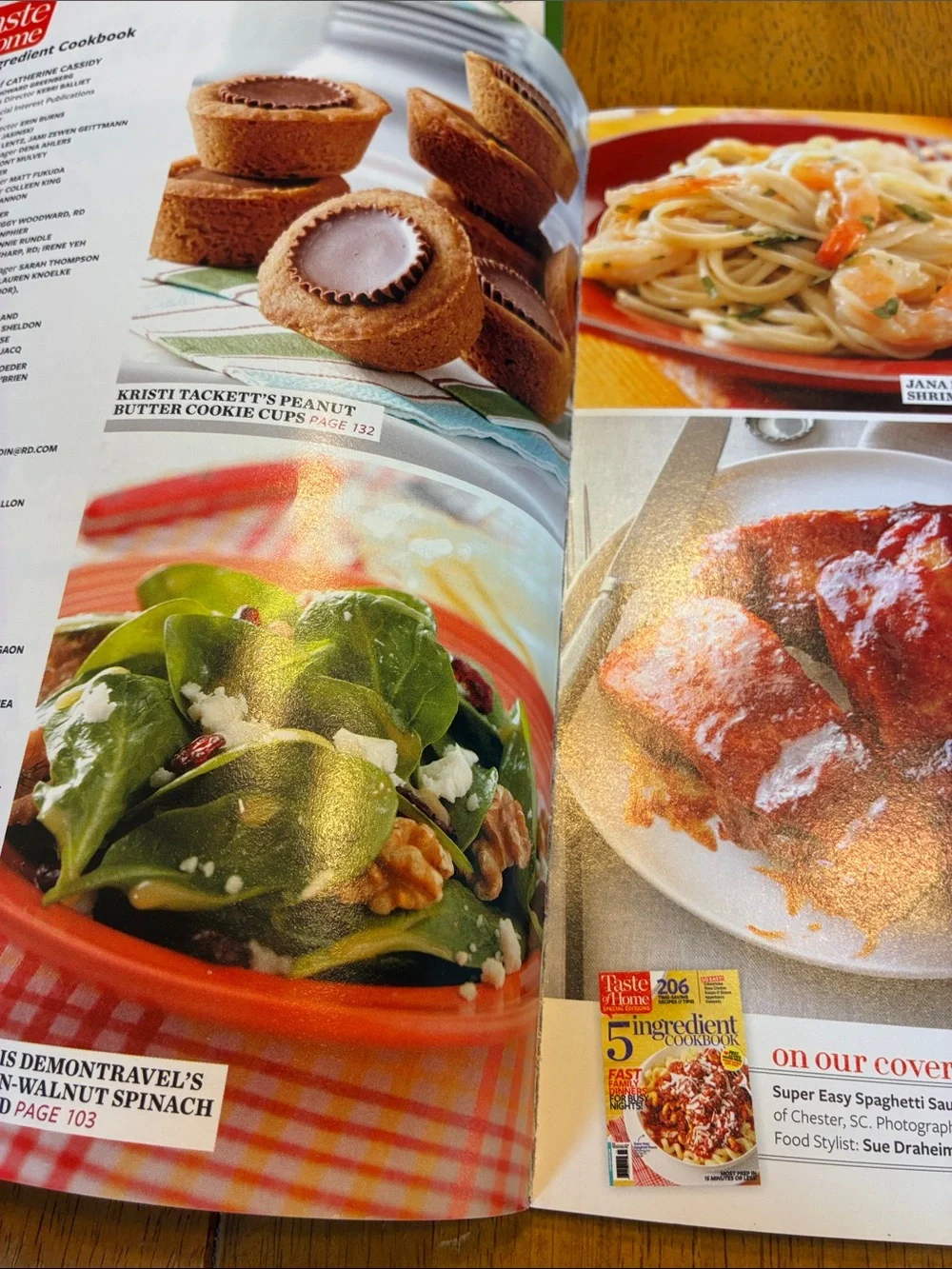 Taste of Home cookbooks - Lot of 3 - healthy cooking - America the Tasty - 5 Ing